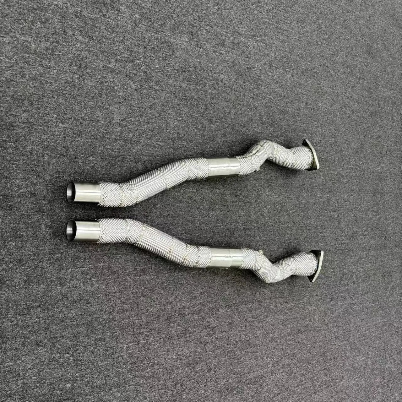 Custom in Stock Engine Header Downpipe for Ferrari FF/GTC4 Lusso 6.3L V6 2011- SUS304 Pipes Straight-through Exhaust Free System