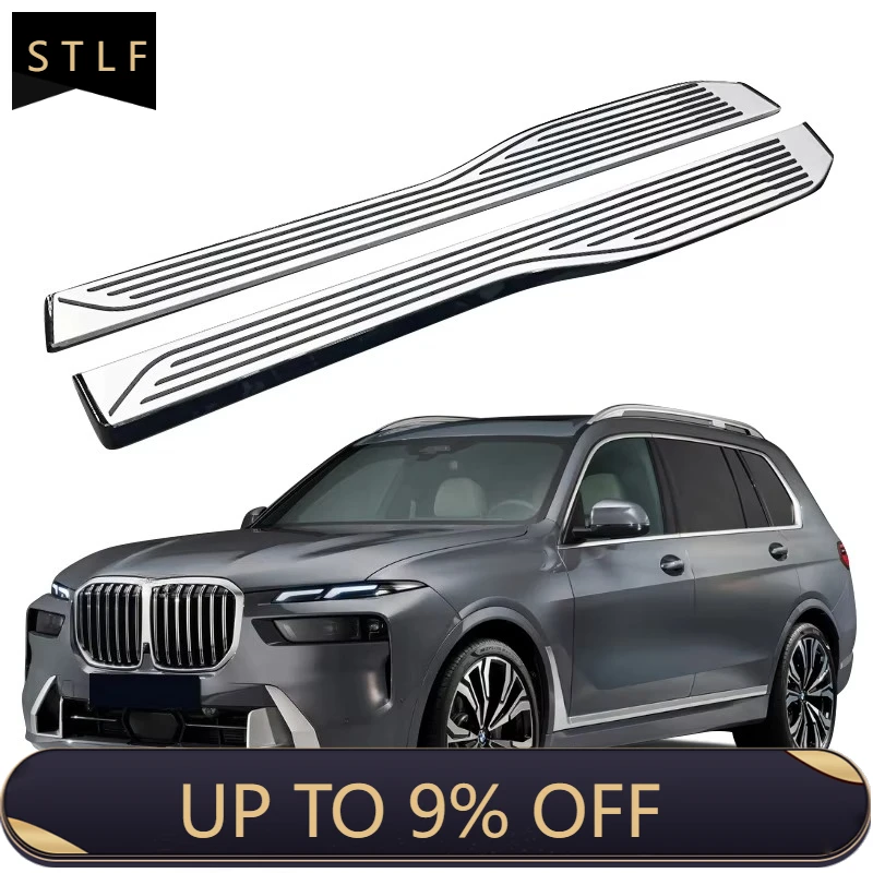 Electric Running Boards Retractable Aluminum Alloy Automatic Power Side Step Style for X7 2019-2024 with Carry Bag