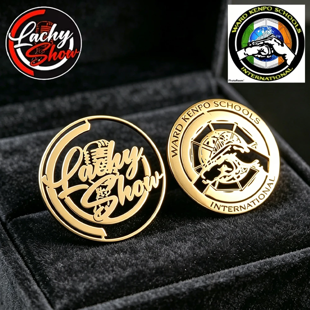 

Custom Studio Logo Brooch Stainless Steel Company Emblem Badge Personalized Custom Team Badge Corporate Logo Brooch Dropshipping