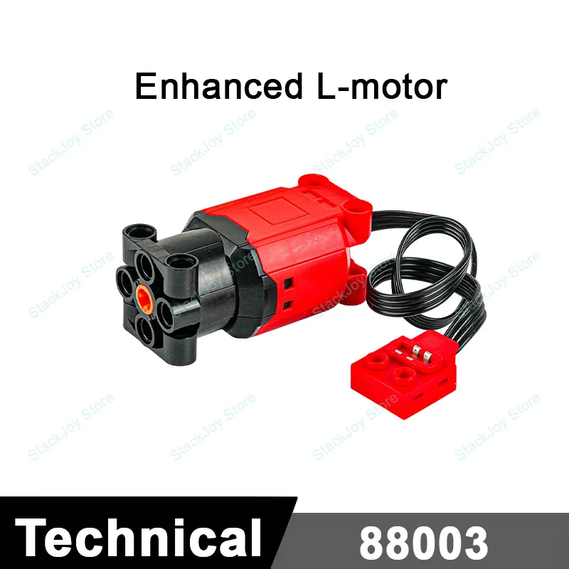 MOC Zugmotor-Kit Servo, Batteriekasten, IR-Fernbedienung, LED-Leuchten, Leistungsfunktionen, Teile für intelligente technische Bausteine-Kreationen