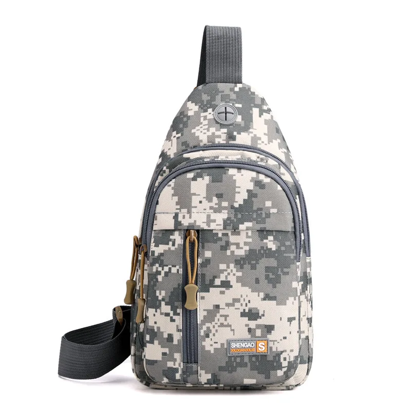 

Multi-functional chest bag outdoor waterproof camouflage sports bag fashionable small shoulder bag