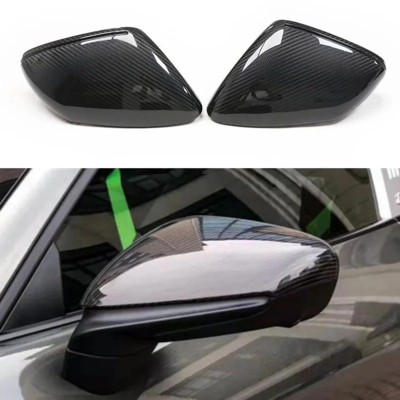 Dry Carbon Fiber Side Mirror Covers for Porsche Taycan 911 992 2019+ Replacement