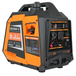 3500-Watt Gas Powered Portable Inverter Generator, Super Quiet for Camping, Tailgating, Home Emergency Use,