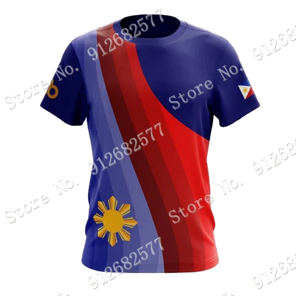 Maillot Philippines Camisa 2024  France Tour Cycling Jersey Team Tops Casual Technical Training t shirt