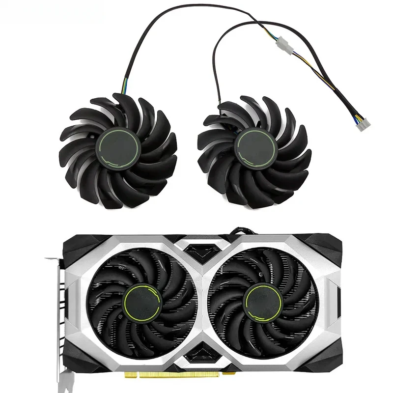 87MM 4Pin GPU Cooling Fan PLD09210S12HH For MSI RTX2060 Super 2070 VENTUS XS OC Video Graphics Card