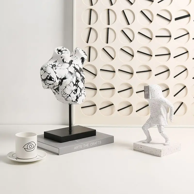 Minimalist Abstract Art Body Sculpture Ornament Hotel Office Bookcase Creative Home Decoration