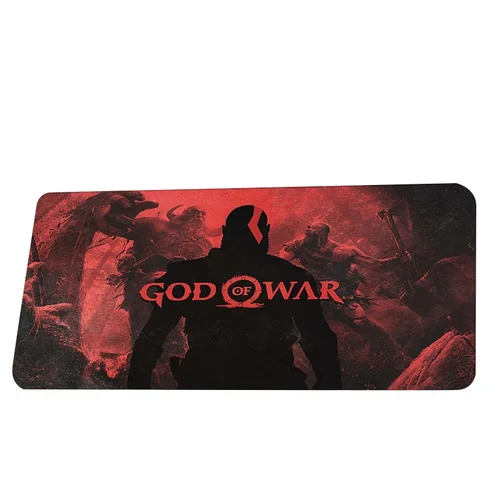 Imagen 2 del producto Alfombrilla de ratón Xxl God of War, accesorios para juegos, teclado, alfombra para ordenador, alfombrilla de escritorio para juegos, alfombrilla grande para Pc Gamer, mesa, alfombrilla para ratón de 90x40cm