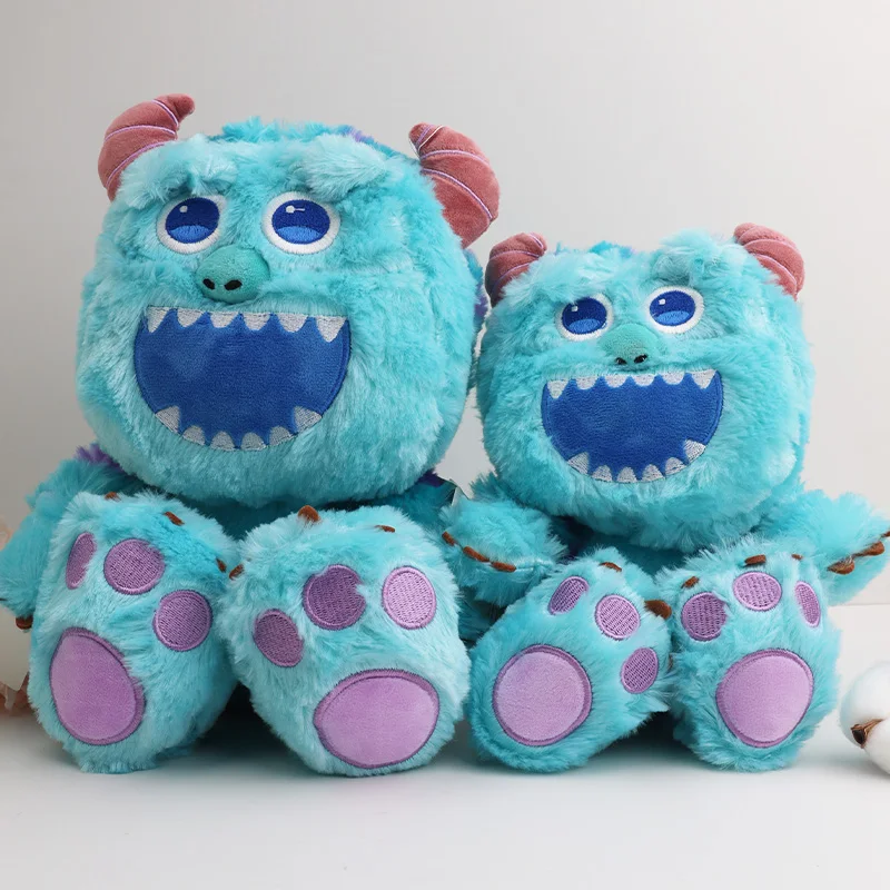 Disney Monsters-juguetes de peluche Sulley, muñecos de dibujos animados, Mike Wazowski, Sully, Mr.Q, regalos de Navidad para niños, 20/26cm