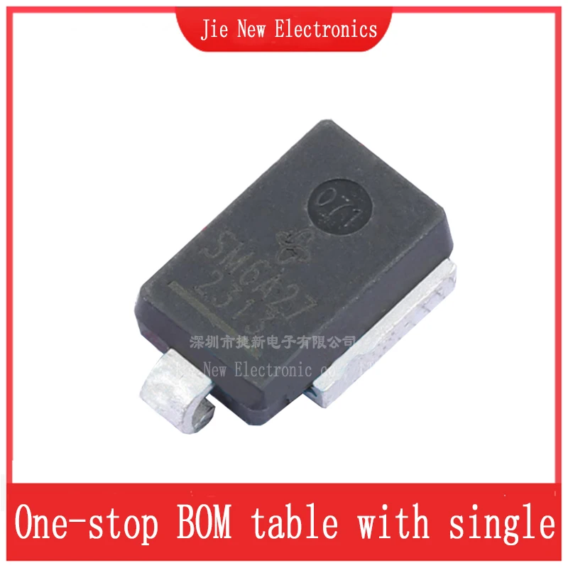 5PCS  SM5A27HE3/2D SM5A27 SM6A27HE3/2D  SM6A27  TVS Transient suppression stabilivolt Diode DO-218AB Stabilo