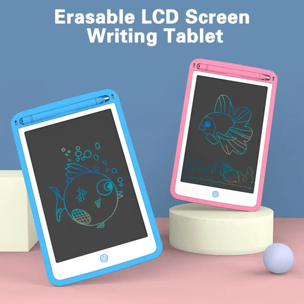 Placa de escrita com tela LCD para crianças, desenho gráfico digital, tablet de escrita eletrônica, doodle learning board, 8,5 polegadas, 10 polegadas