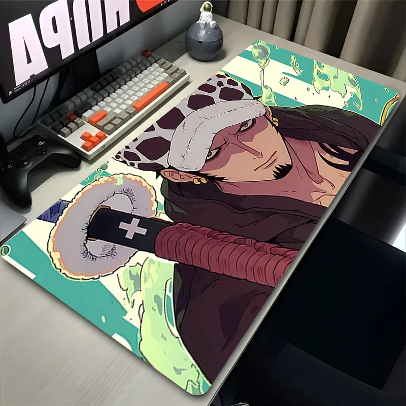 Mouse Pad Gaming Laptops Keyboard Mat Deskmat computer Accessories Desk Protector Gamer PC carpet O-ONE PIECES Law Mousepad XXXL