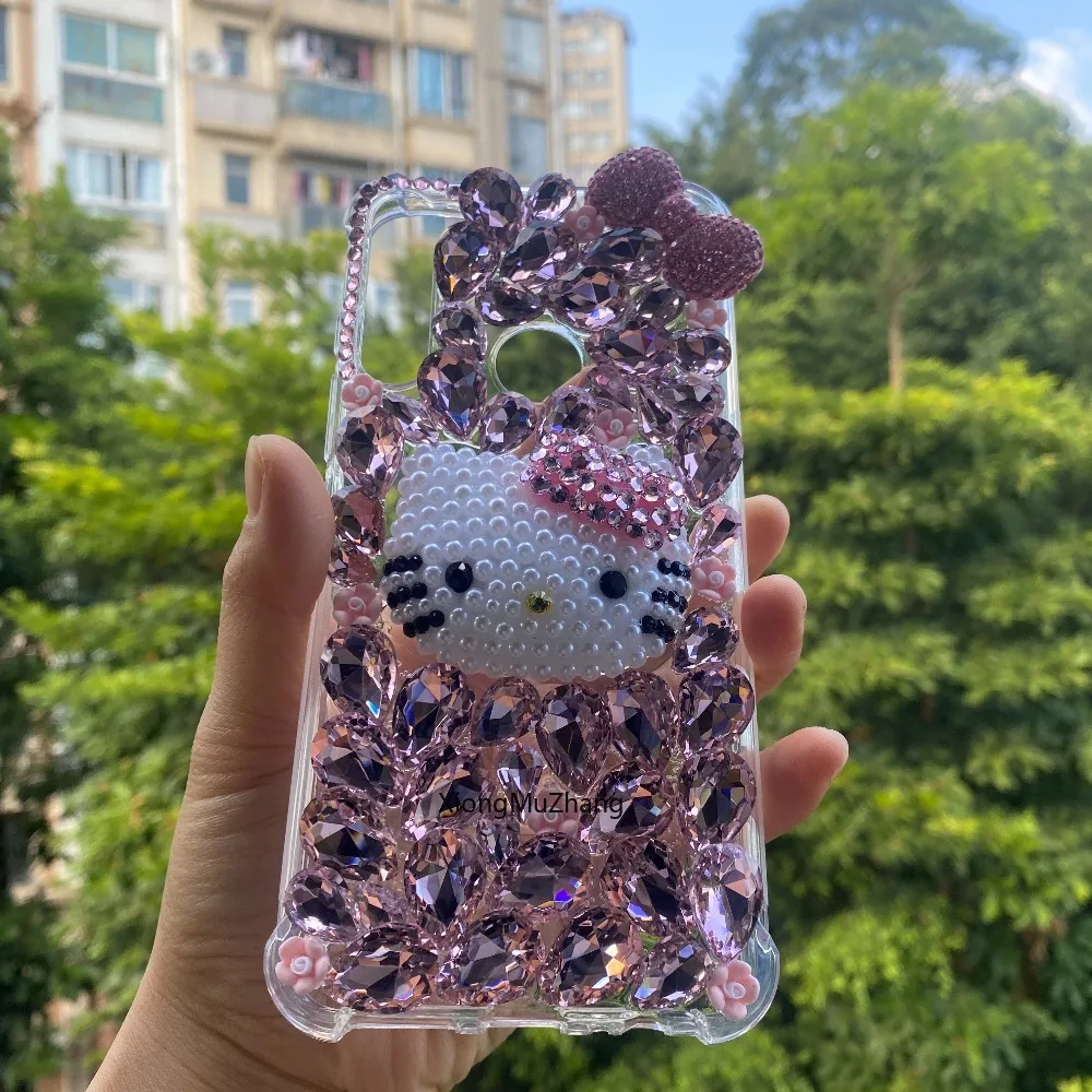 Hello Kitty Strass-Diamant-Hülle für Motorola Moto G Play G Power G Stylus 2023 2024 2025 2026 One Fusion One Vision Plus – Detail 5