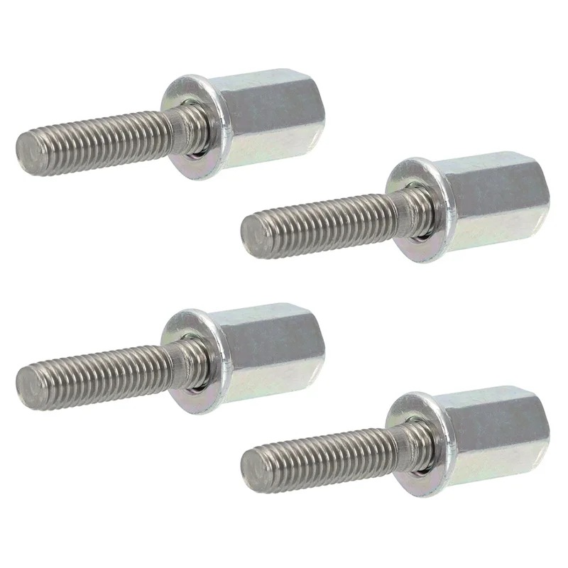 For Yamaha Grizzly 660 and Rhino 660 Motorcycle Accessories 4Pcs Exhaust Port Studs Nuts 304 Stainless Steel