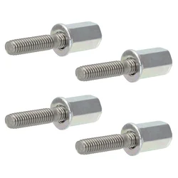 For Yamaha Grizzly 660 and Rhino 660 Motorcycle Accessories 4Pcs Exhaust Port Studs Nuts 304 Stainless Steel