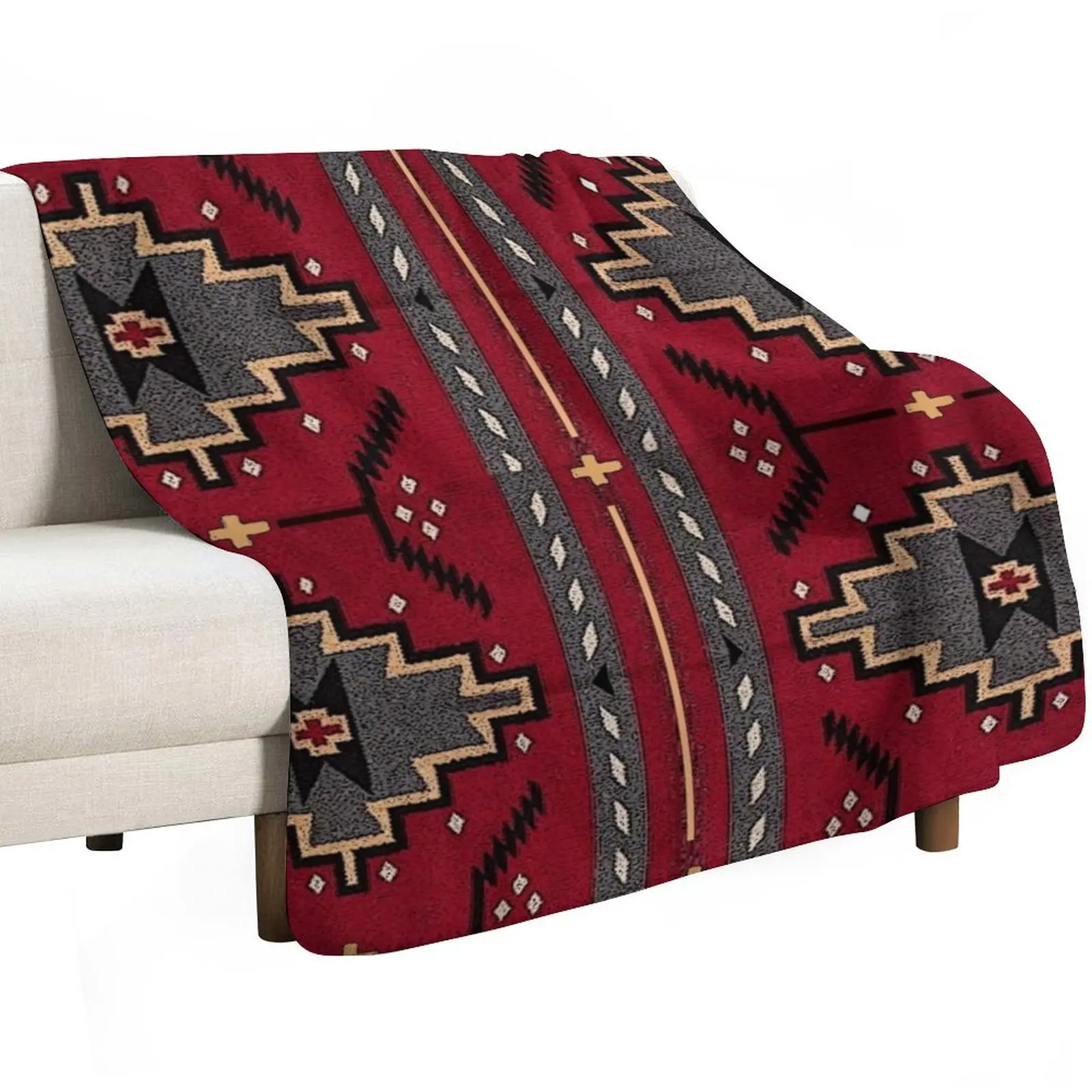 Aztec Holiday 2 Throw Blanket for sofa Single Winter beds Giant Sofa Cute Nap Blankets