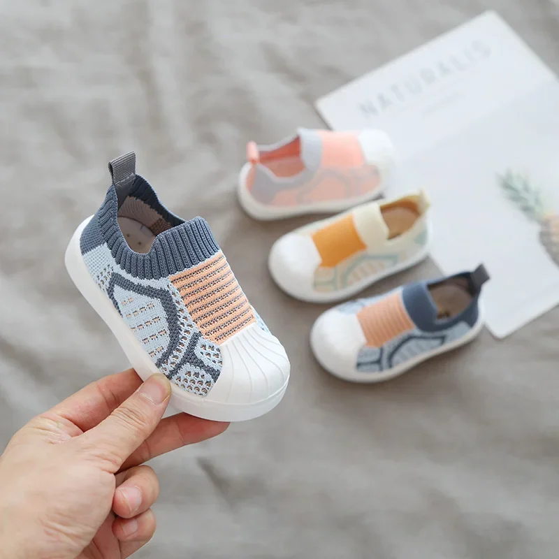 Baby-peutersneakers Antislip zachte onderkant - Lenteschoenen voor jongens en meisjes