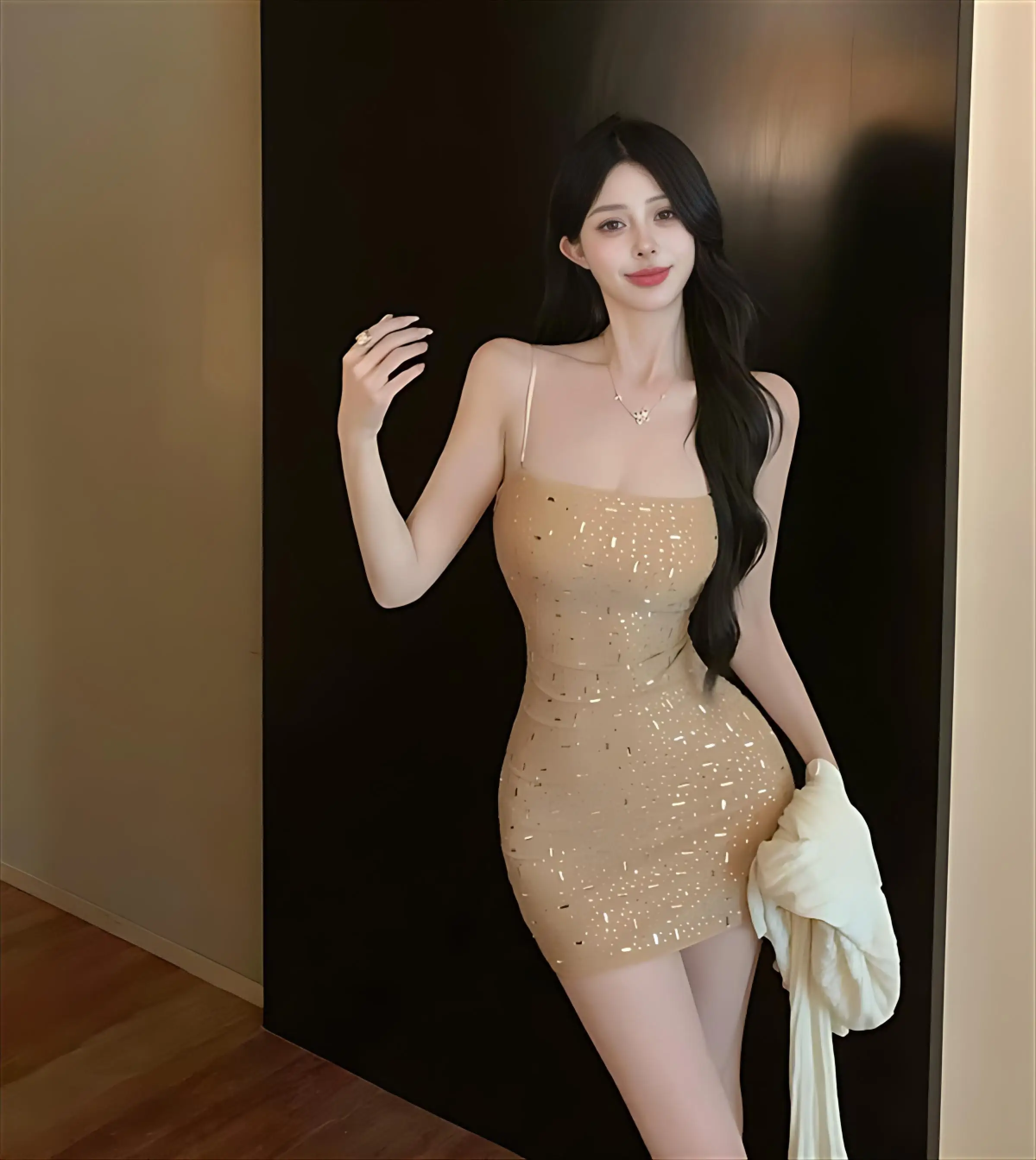 

Платья для женщин и девочек, весенние вязаные с цветными блоками, облегающая уличная одежда в рубчик, крутая эластичная группа для девочек, модные, городские, современные, нежные