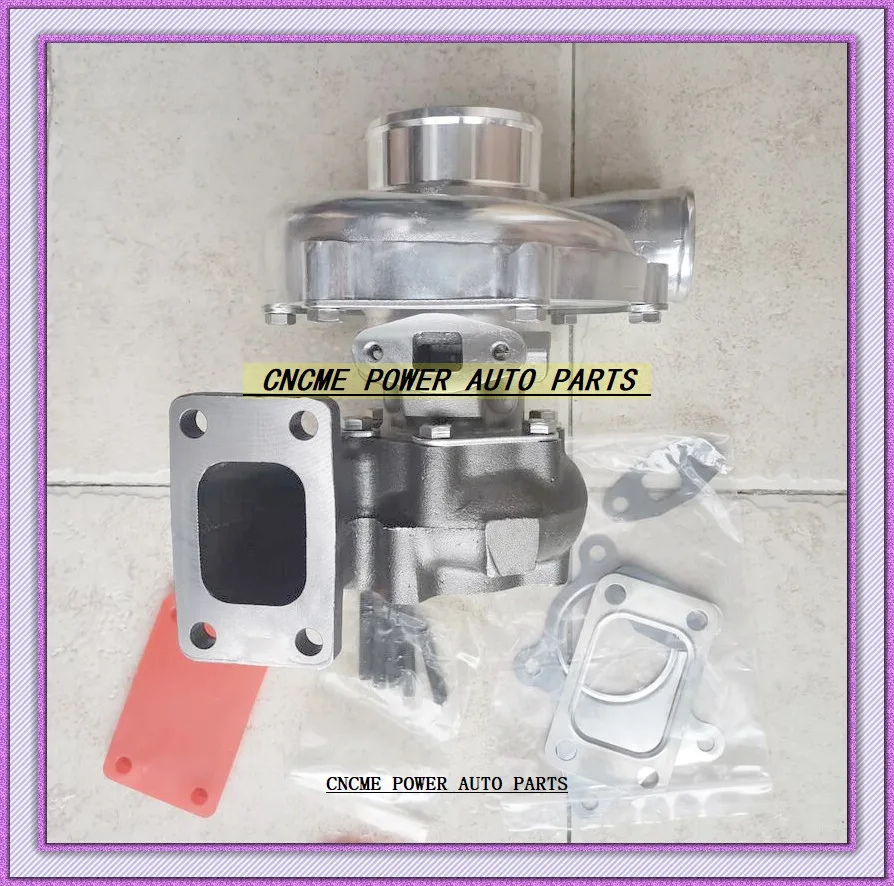 ww oil Cooled TURBO T3/T4 T3T4 WT3T4 Internal Wastegate;Compressor A/R .60 Turbine AR.63 inlet T3 flange;outlet V Band 2.5 400HP