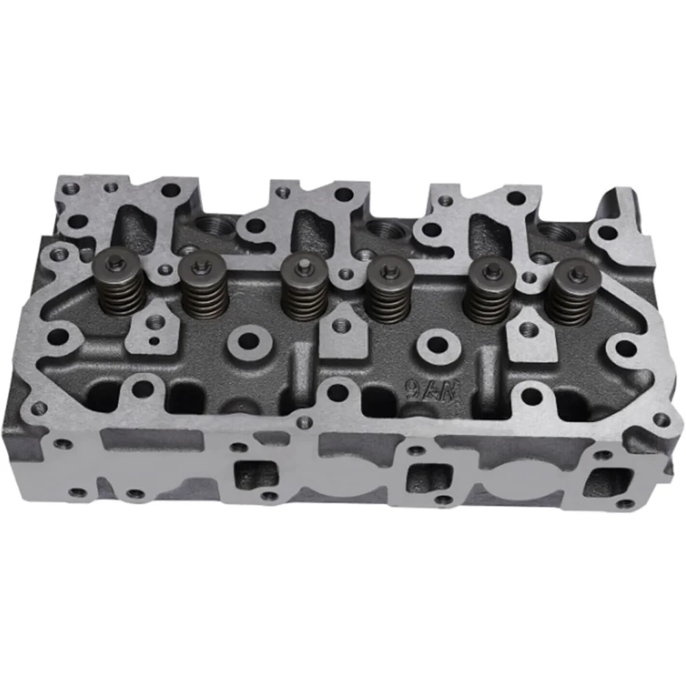 3D76E Engine Complete Cylinder Head With Valves for Komatsu Excavator PC22MR-3