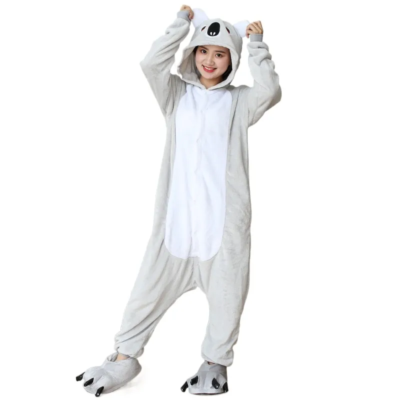 

Комбинезоны кигуруми коала, пижамы с героями мультфильмов для взрослых, женщин и мужчин, пижамы с животными, комбинезон с капюшоном, пижама, костюмы для косплея в стиле аниме