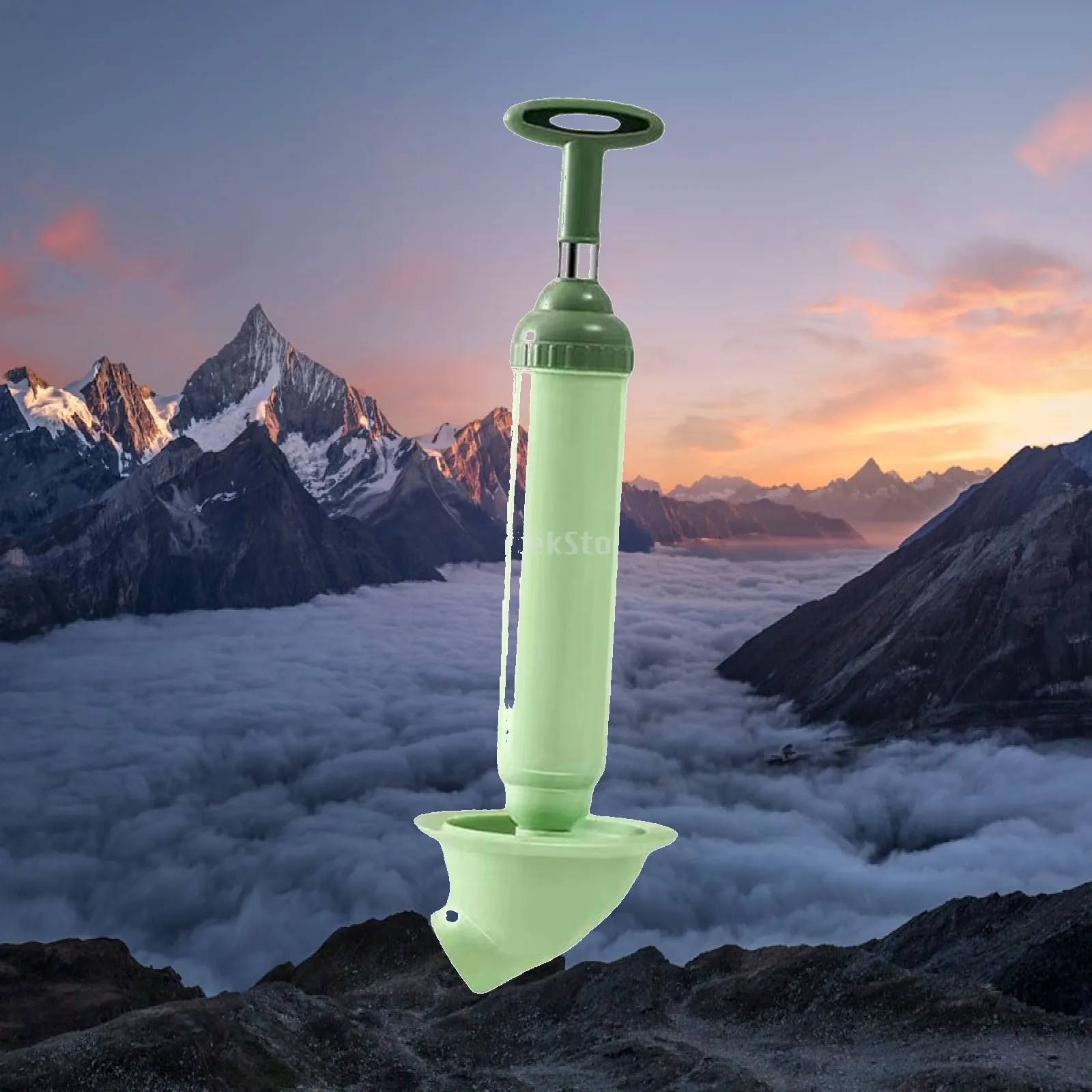 Household Toilet Plunger for Bath Shower Floor Drain Cleaning with Strong Negative Pressure Suction Cup and Leak Proof Bowl Edge