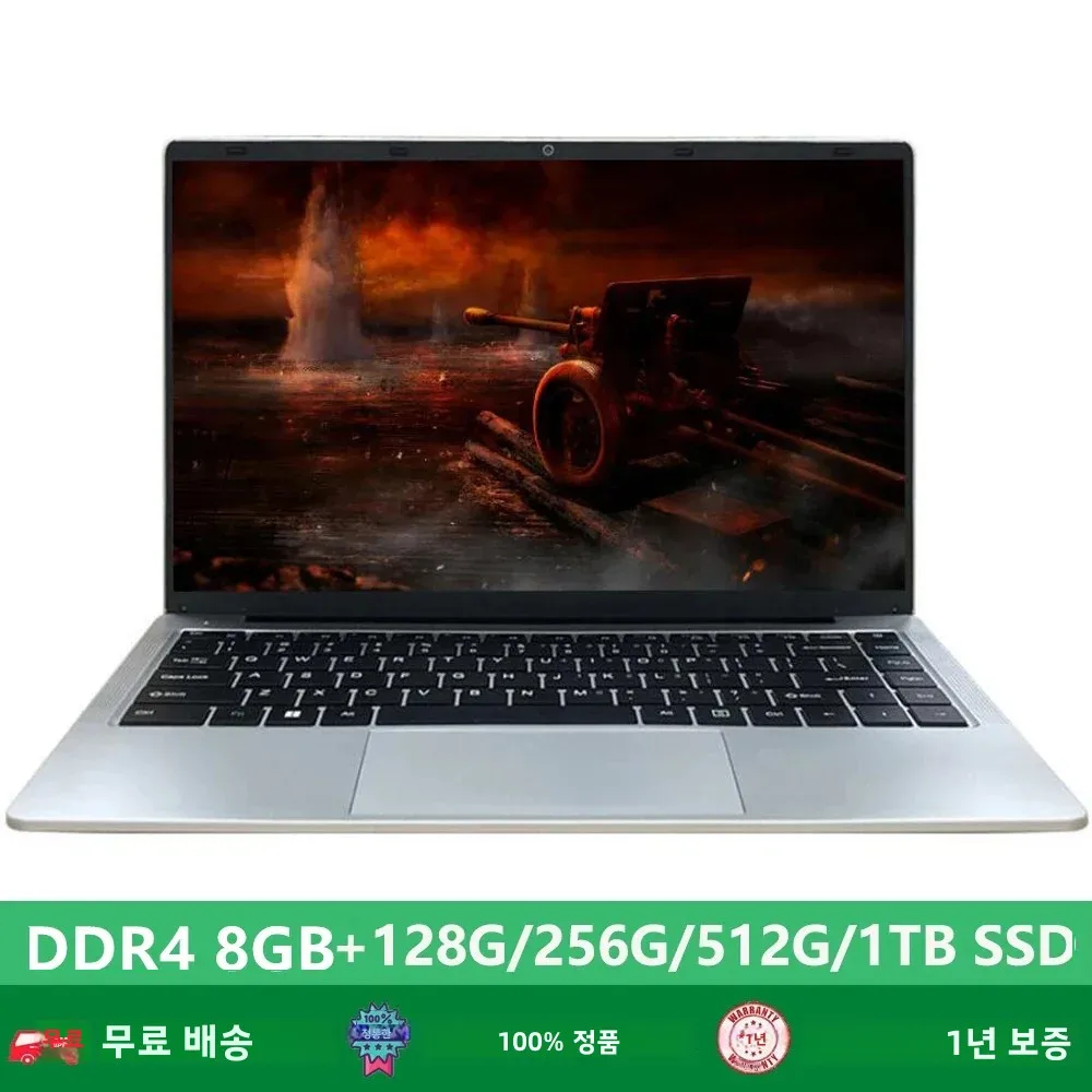 쿼드 코어 14.1인치 128GB 256GB SSD 윈도우 10 프로 인텔 노트북 인텔 휴대용 노트북 학생용 노트북 듀얼 코어 노트북