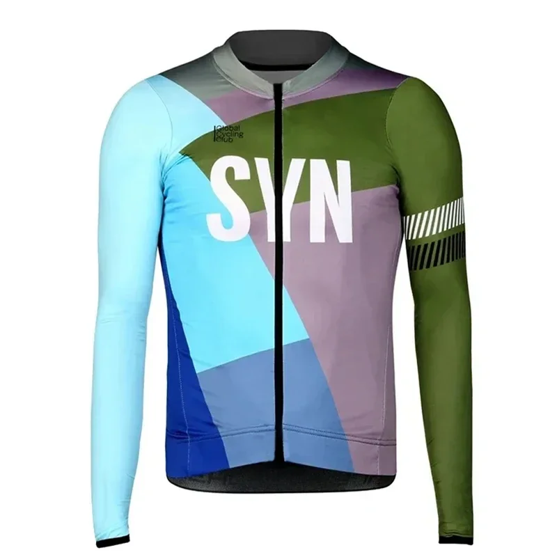 SYN new Long Sleeves Cycling Jersey ropa ciclismo Cycling Racing Top Cycling Clothes Maillot Summer Bicycle Bike Wear Shirts - view 6
