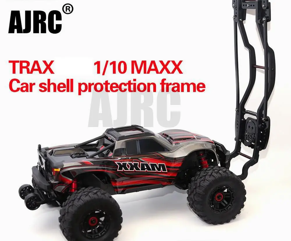 

For Trax 1/10 4s Maxx Monster Truck-89086-4 89076-4 Remote Control Body Shell Roll Frame Bumper Protection