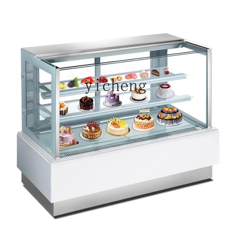 Right Angle Boundless West Point Display Cabinet Air-Cooled Dessert Fresh-Keeping Multi-Layer Refrigerated Cabinet