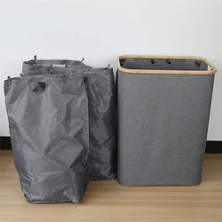 Hampers for Laundry Basket with Lid, 160L Laundry Hamper 3 Section Dirty Clothes Hampers for Bedroom, Laundry Room