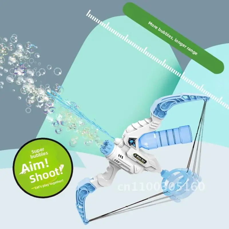 Pistolet à eau à nœud à bulles pour enfants, Machine électrique portative de soufflage de bulles, jouets pour garçons et filles
