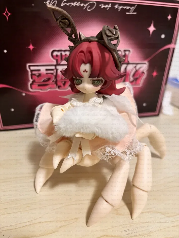1/12 Fantasy Spider Shape Articulated MJD Doll Body PVC Posable Joint Monster Doll Torso Edamame Spider Body Custom Doll