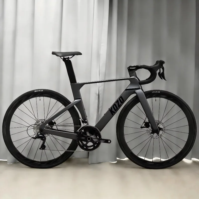 T800 Carbon Fiber Gravel Bike Electronic Shifting 24 Speed Racing Bicycle Hydraulic Disc Brake Professional Competition Cycling