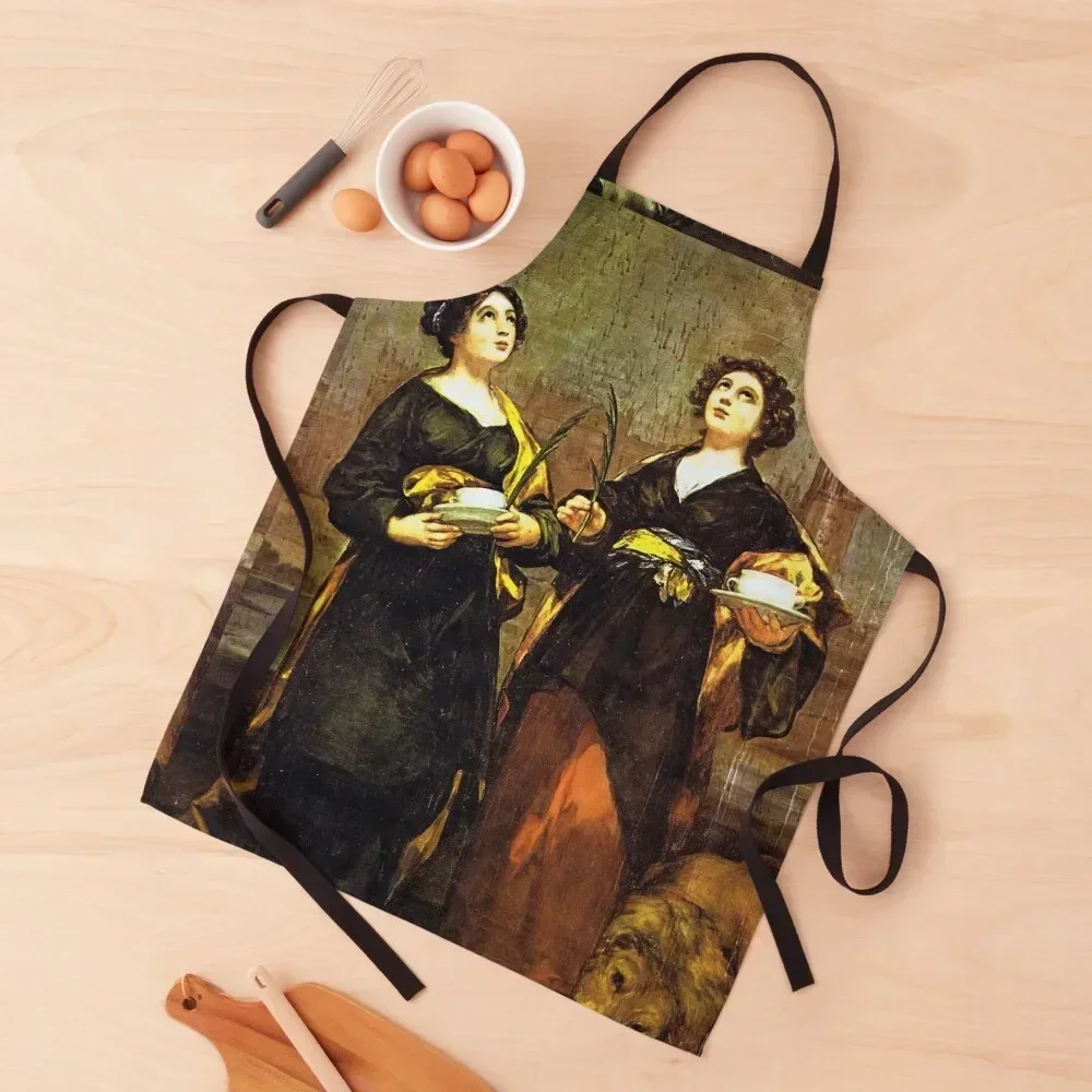 

St Justa and Rufina by Francisco Goya Apron Things For The Home Kitchen For Man Apron