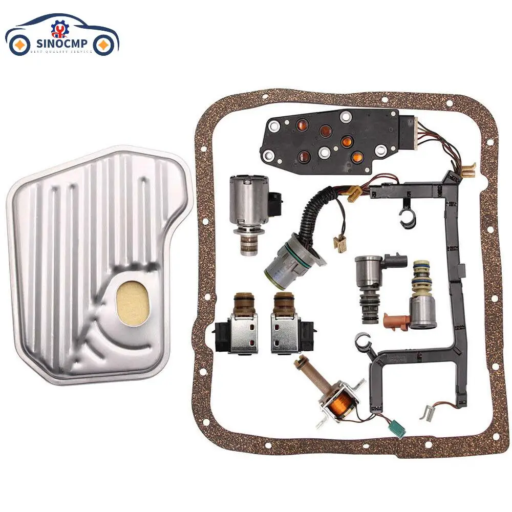 

4L60E 4L65E 9PCS Transmission Solenoid Kit Set With Harness For 1993-2005 GM Camaro OEM With 1 Year Warranty Car Accessories