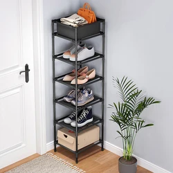 Meuble de rangement pour chaussures empilable, étagère à chaussures durable T1, boîte à chaussures multicouche, gain de place à la maison, porte d'entrée