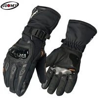 SUOMY Guantes de motocicleta para hombre, impermeables, a prueba de viento, cálidos para invierno, Guantes de motociclista, Guantes de Moto con pantalla táctil, Guantes de Moto Gant