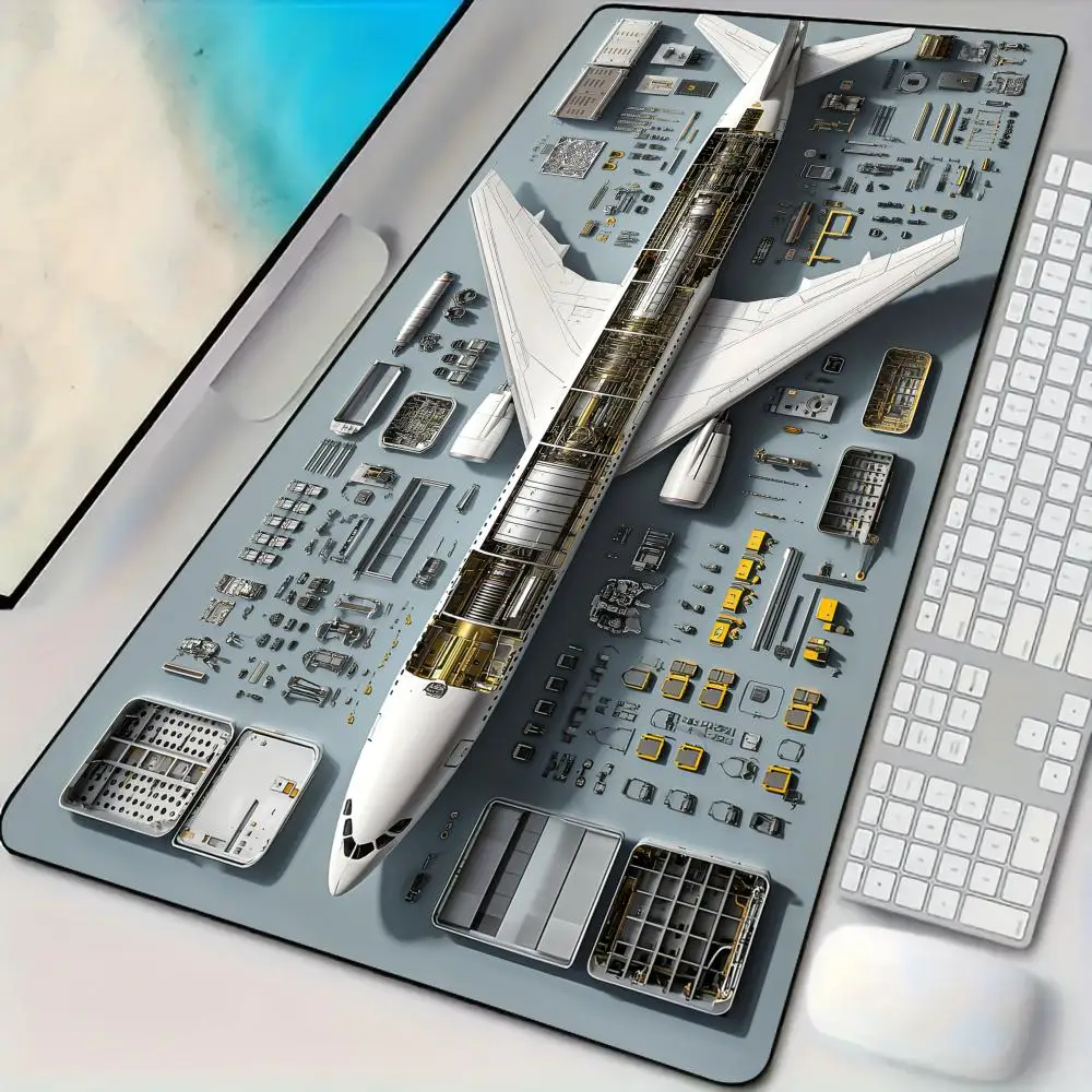 

Запчасти для самолетов Blueprint Design Коврик для мыши Настольный коврик Игровой коврик Аксессуары для ПК Коврики для клавиатуры Коврики для мыши Офисный ковер Расширенный коврик