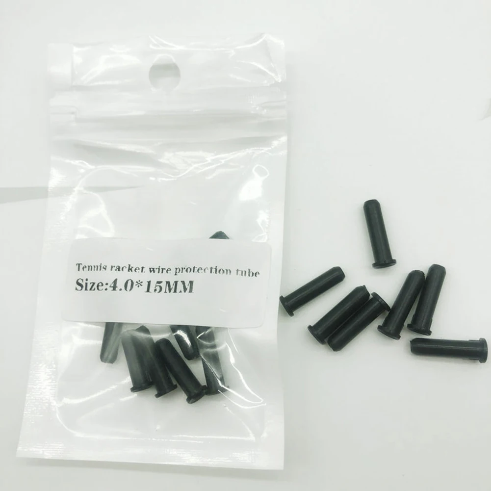 15pcs Nylon Tennis Racket Wire Tube Set For Single And Double String Hole Protection To Extend String Life And Easy Install