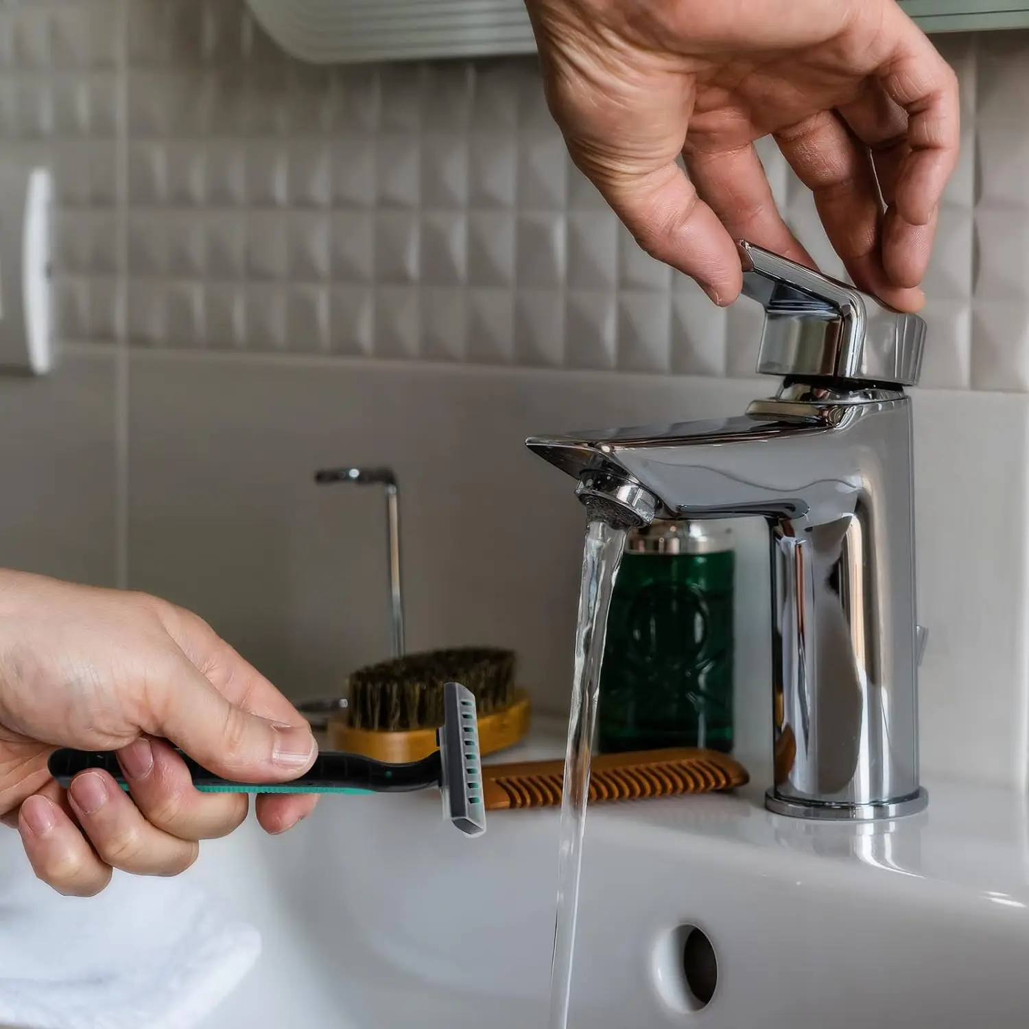 Vlamwegwerpscheermesjes Bulk, Individueel Verpakt Reizen, Hotel, Airbnb En Daklozenscheerapparaten (50 Pack)