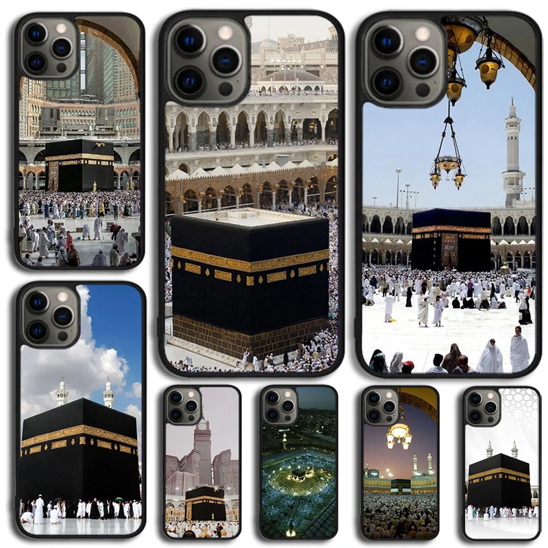 Heilige Moskee Makkah Telefoon Case Cover Voor iPhone 17 Air 15 Pro MAX 16 Plus 14 11 12 13