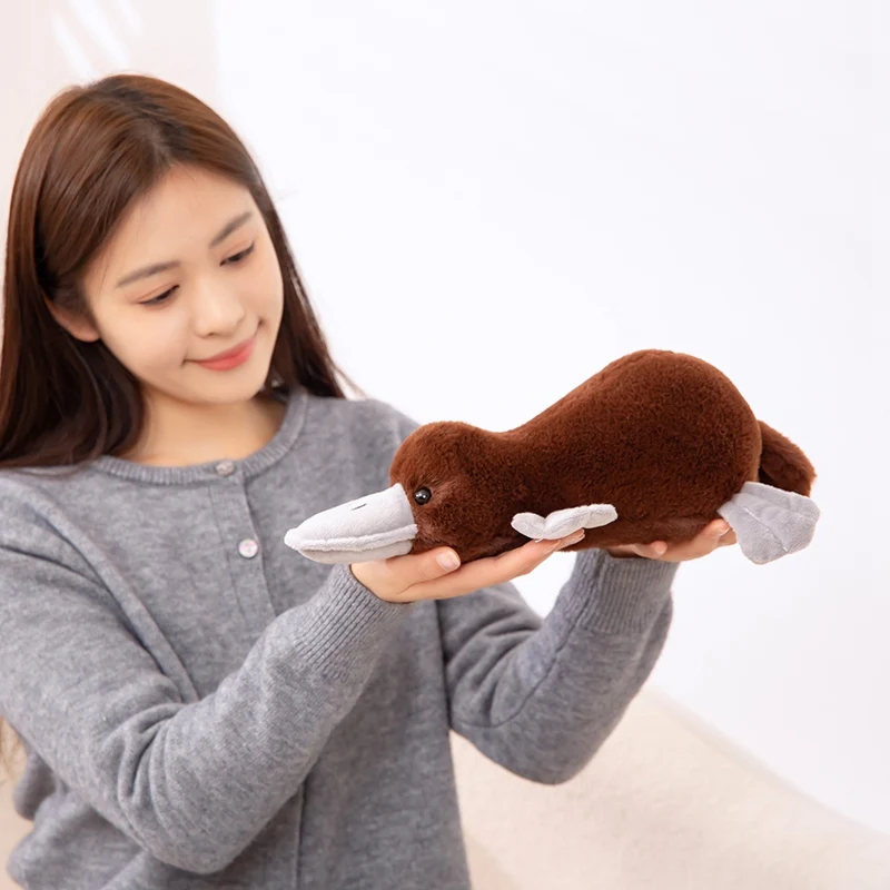 39cm Cartoon Kawaii Cute Animal Platypus Pluszowa zabawka Miękka pluszowa dekoracja pokoju Dekoracja plecaka Prezent urodzinowy dla dziecka