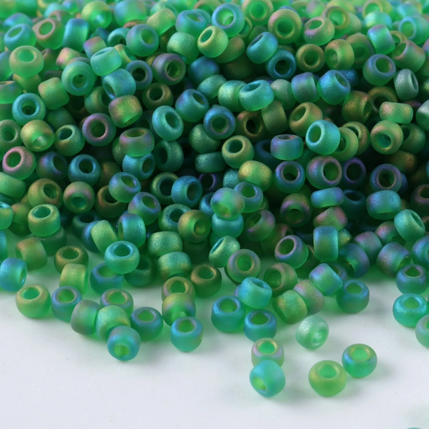 Hochwertige CJ 11/0 Mattierte Rocailles-Perlen für Schmuckherstellung, 10g/Röhrchen, Geeignet für Alle Arten von DIY-Bastelarbeiten – Detail 21