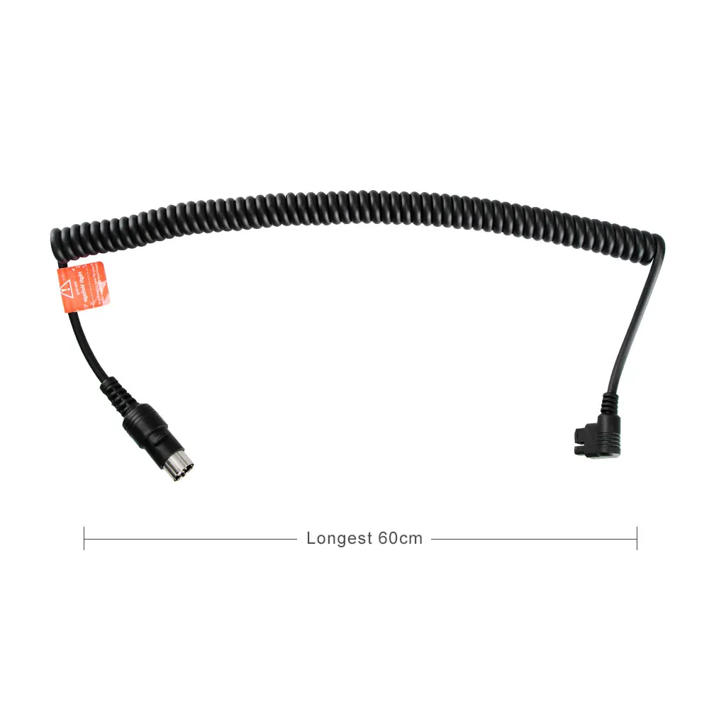 Godox AD-S1 Original PB960 / PB820 Power Cable Cord for Godox WITSTRO AD180 AD360 AD360II Flash Speedlite