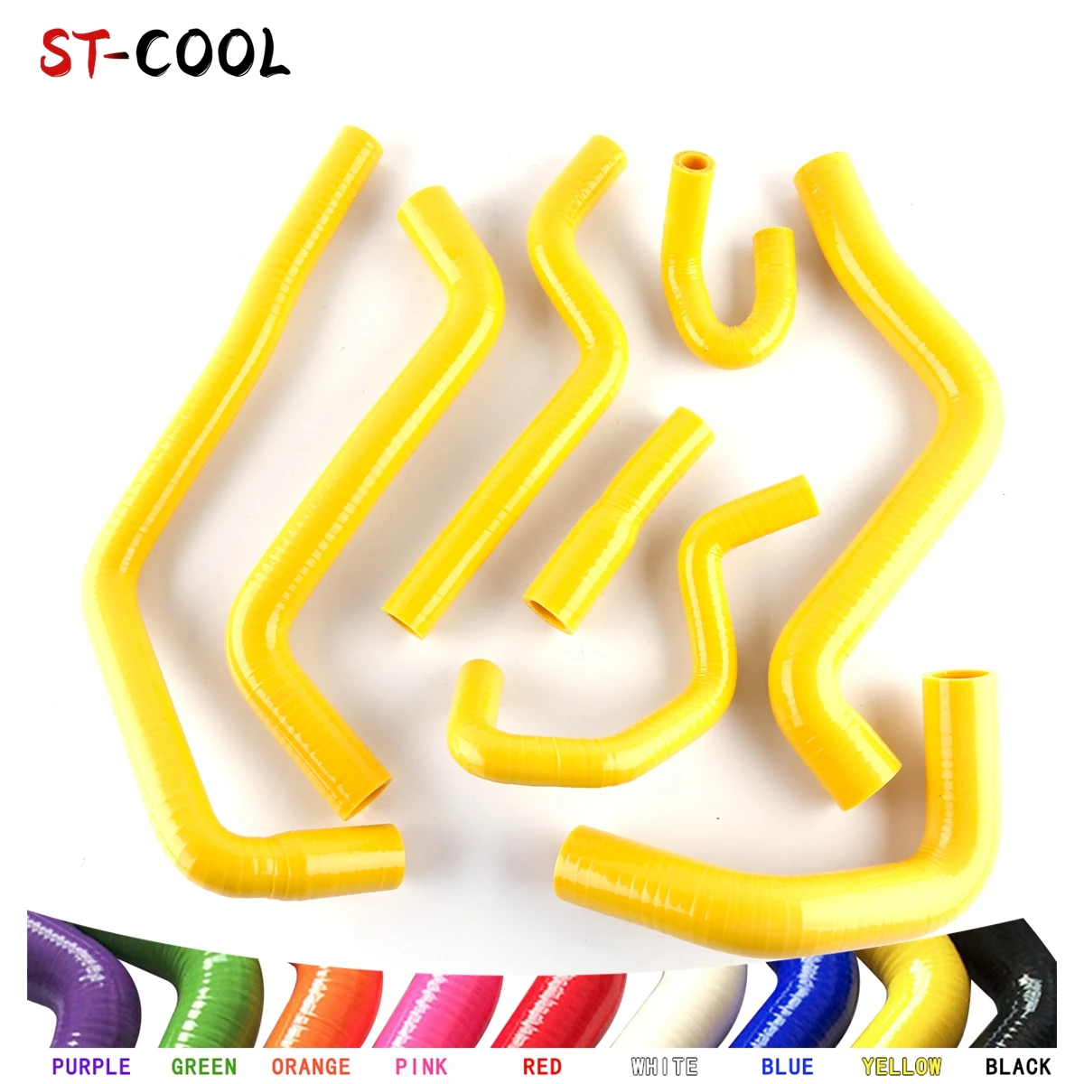 

For 1987-1991 VW Golf MK2 GTI 1.8 8V PB Code Silicone Heater & Radiator Hoses 1988 1989 1990 Tubes Kit Piping 8Pcs 10 Colors
