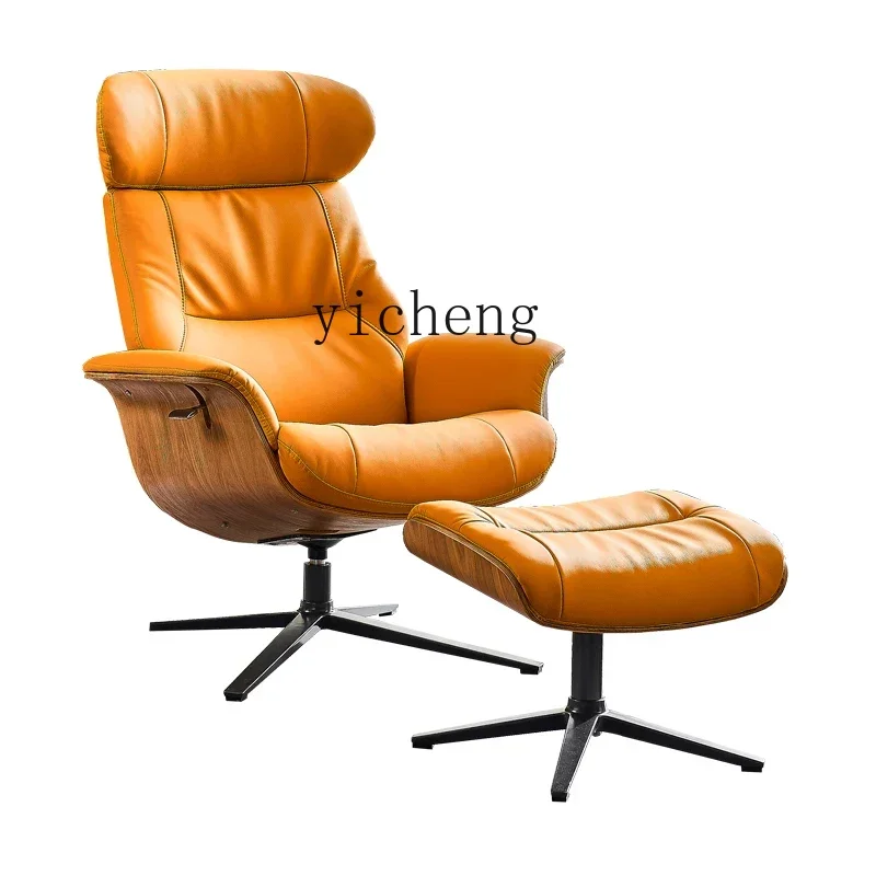 XL Nordic leisure swivel chair single person sofa chair high back function boss chair