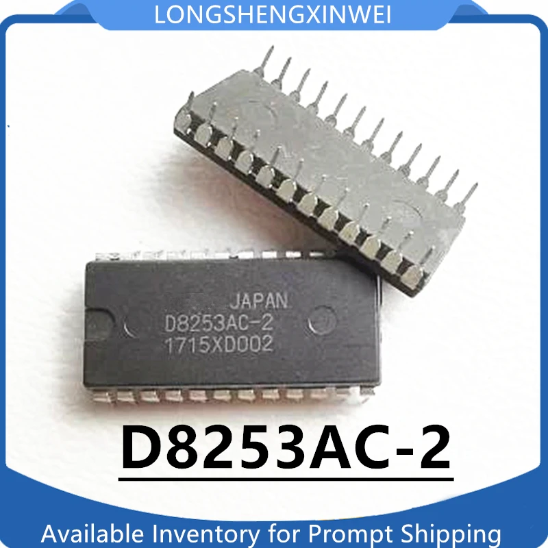 1PCS UPD8253C-5 Package DIP-24 New Silk Screen D8253C-5 Programmable Counting Timer Chip IC in Stock Original