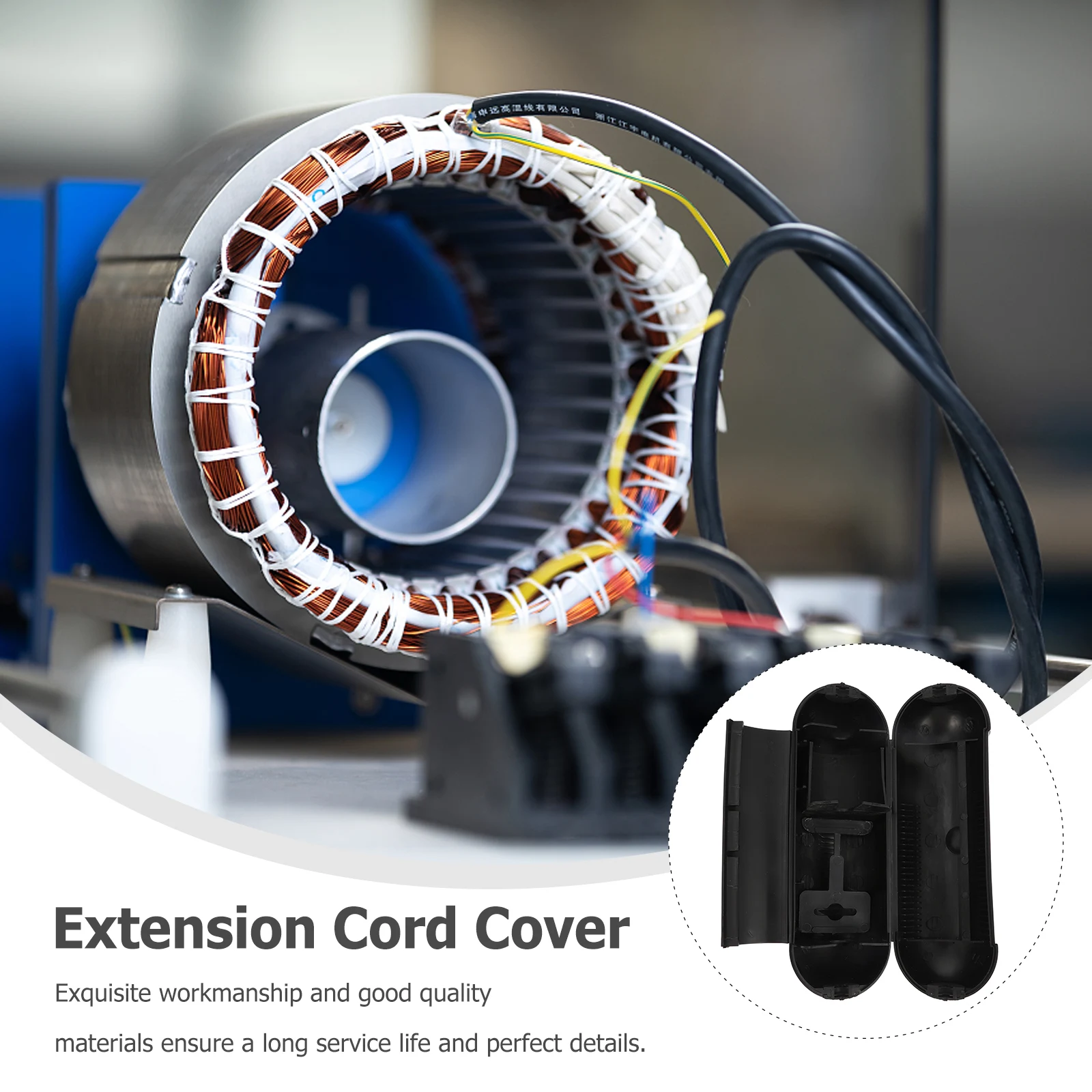 1pc Waterproof Cable Junction Box Heavy Duty Outdoor Gland Cover Plastic Wire Connector Case Compact