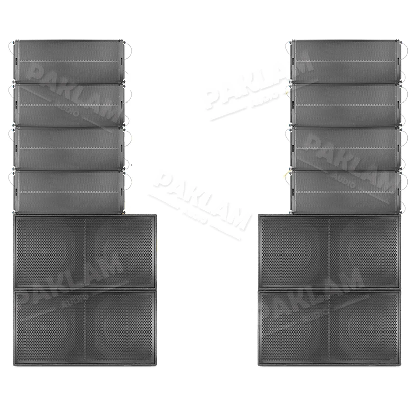 

Dual 10 And 12 Linear Array Speaker For Pro. Stage Wedding Rent Dual 18" Subwoofer Whole Set Sound System