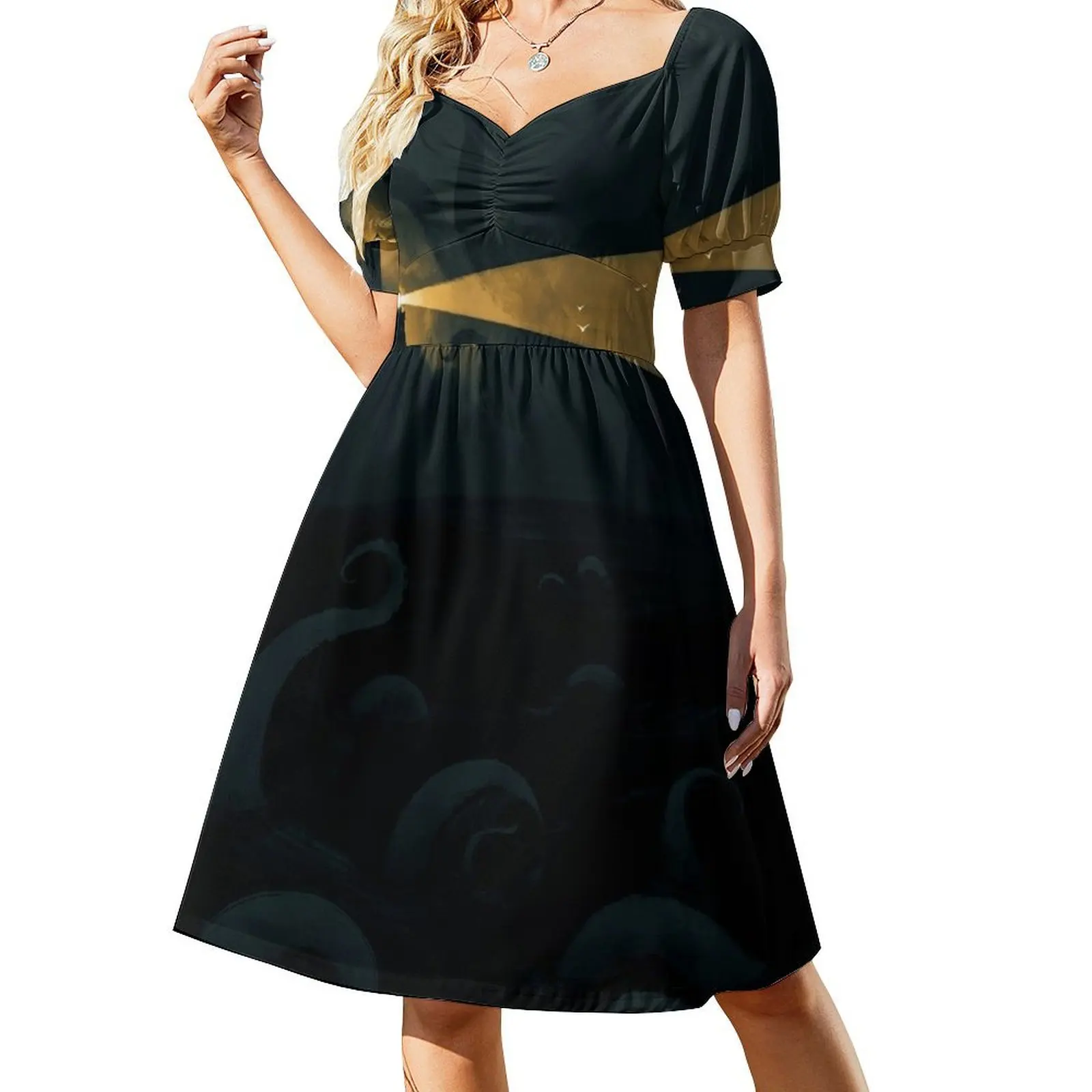 Good job leading that ship onto the rocks dude, high five! Short Sleeved Dress dress women elegant luxury Dress